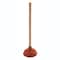Prime-Line Plunger, 6 in., Light Duty, Rubber Cup, Red, Wooden Handle (Single Pack) MP56750 - alternate 1